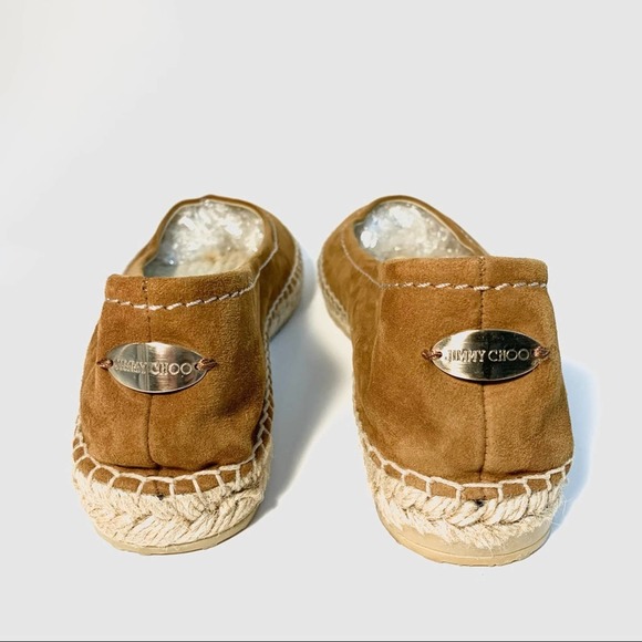 Jimmy Choo Brown Suede Flats - Picture 3 of 8